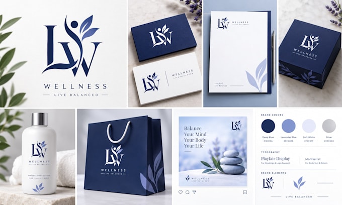 design a luxury brand identity and logo