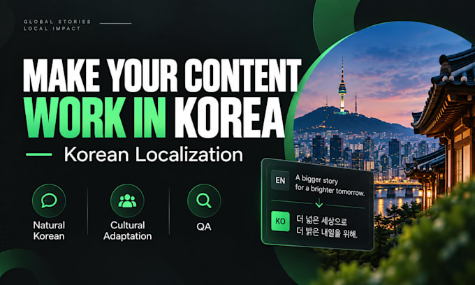 professionally localize your content for the korean market