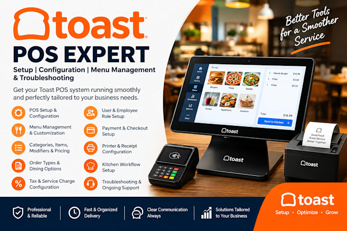 configure, customize, and troubleshoot your toast pos system