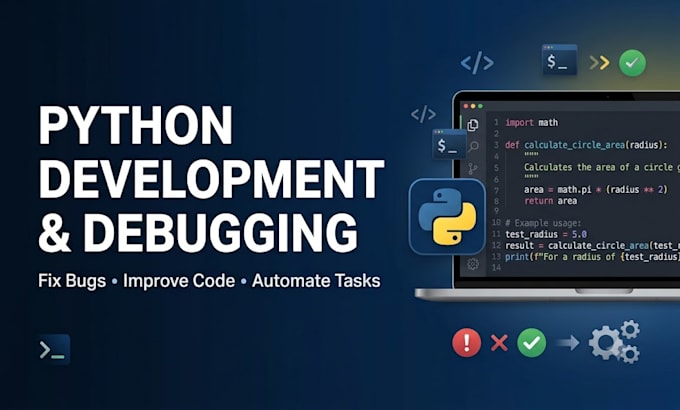 develop and debug python scripts and applications