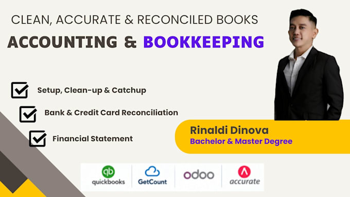 do your accounting and bookkeeping in getcount and quickbooks
