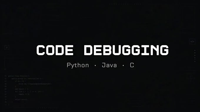 debug and fix your python, java or c code