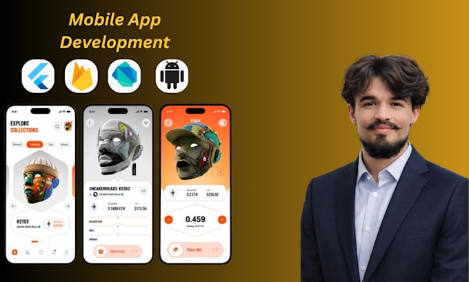 build mobile app development ios app ai app creation flutter app developer