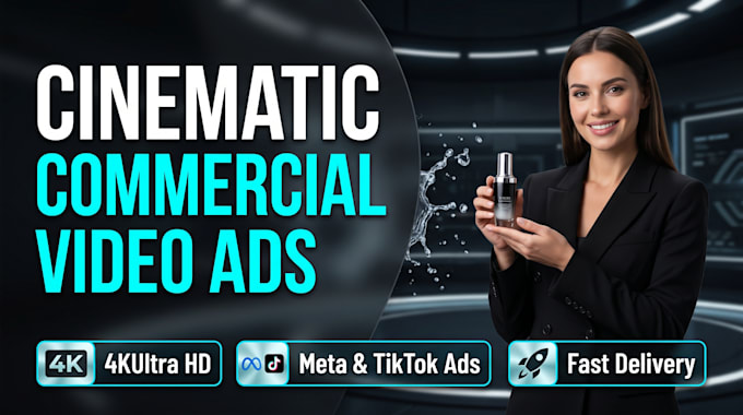 create high converting cinematic commercial video ads