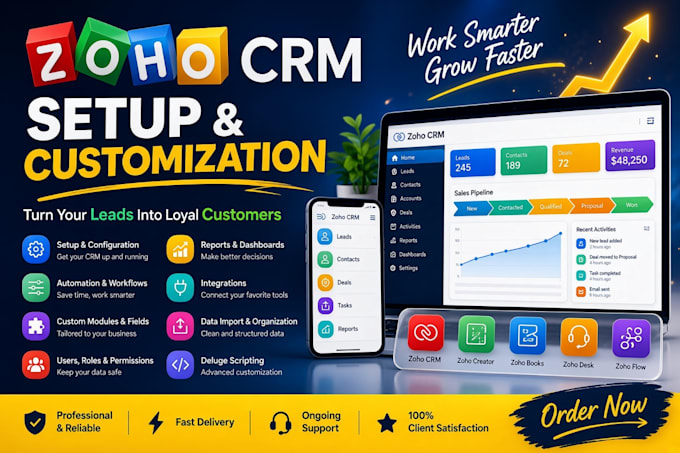 do zoho CRM setup
