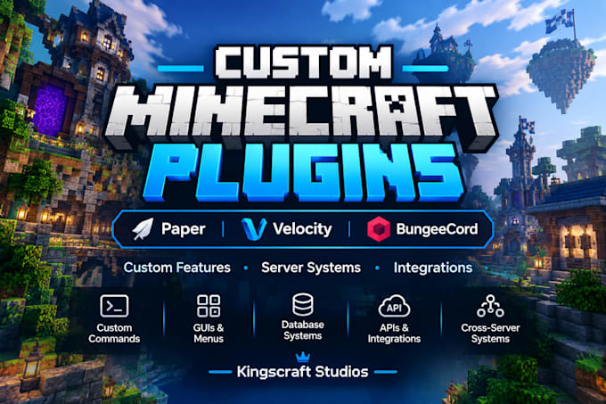 develop a custom minecraft plugin for your server