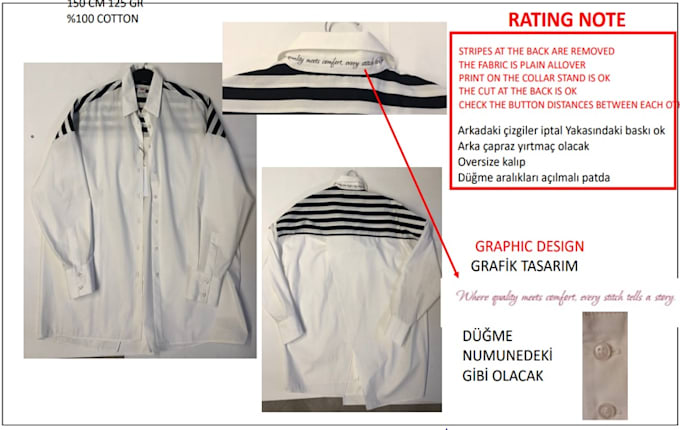 create a professional tech pack for your clothing brand