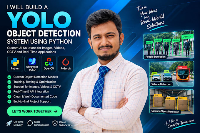 build a yolo object detection system using python