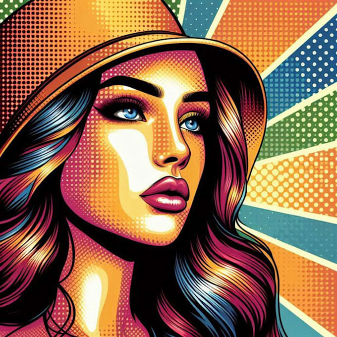 draw you into professional pop art artwork