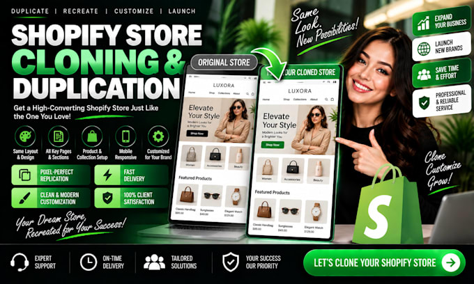 clone or duplicate your shopify store with your branding