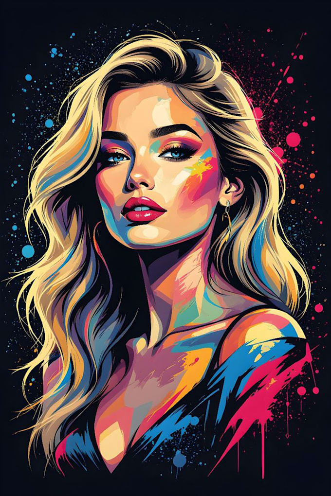 do creative pop art illustrations