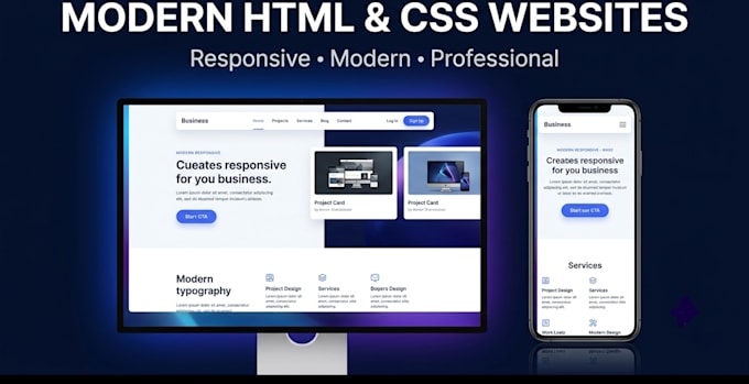 create modern polished websites