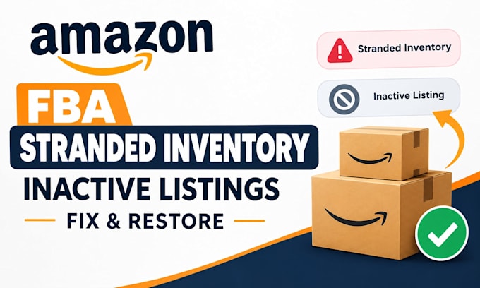 fix amazon seller central fba stranded inventory inactive product listing issues