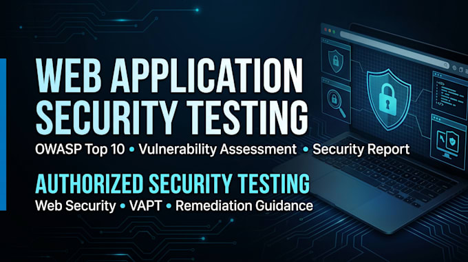 perform web application security testing and vulnerability assessment