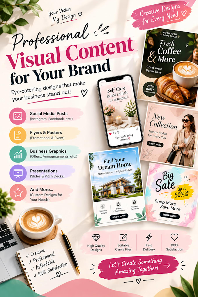 create modern and professional visual content