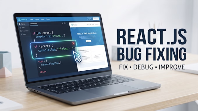 fix react js errors, bugs and build custom react components