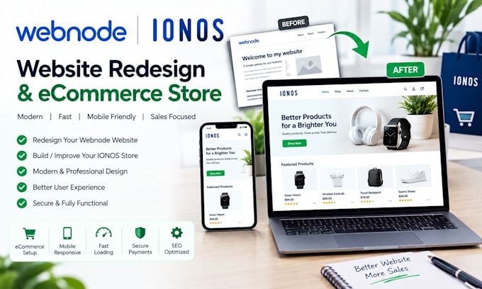 do webnode website design webnode website redesign ionos website ecommerce store