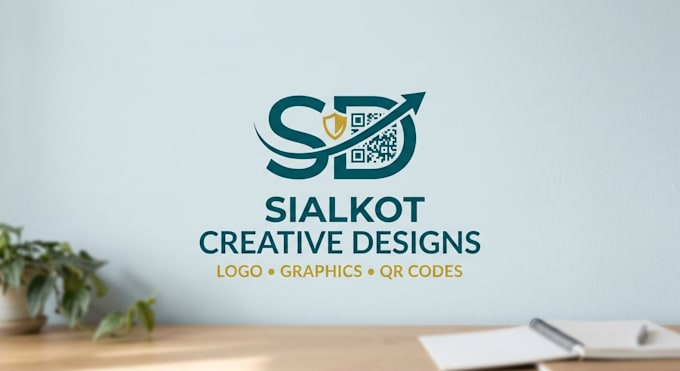 create professional graphic design, logo, and qr code