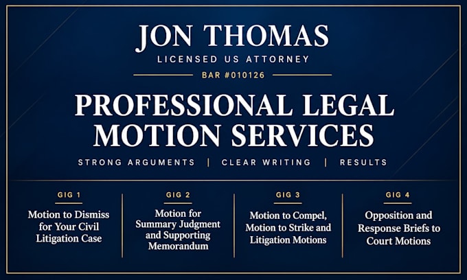 draft a motion to compel, motion to strike, or custom court motion