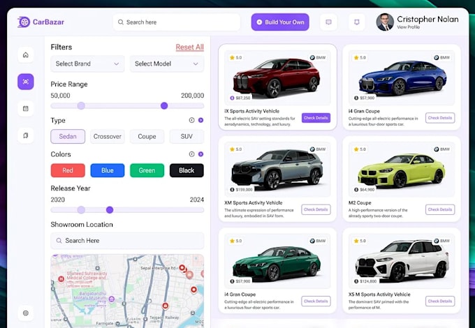 create car auction website, car marketplace website iaai, copart API integration