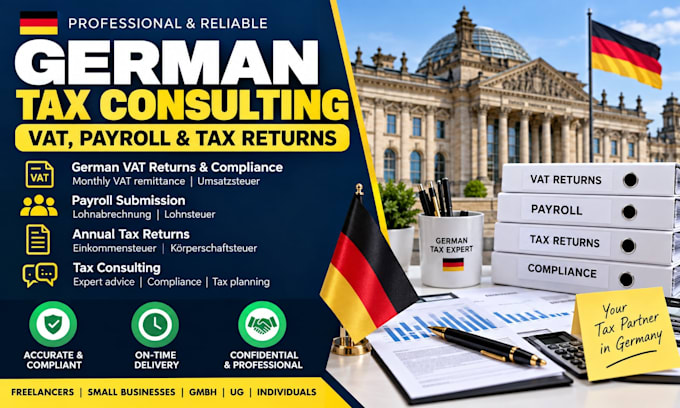 provide german tax consulting, vat, payroll and tax returns