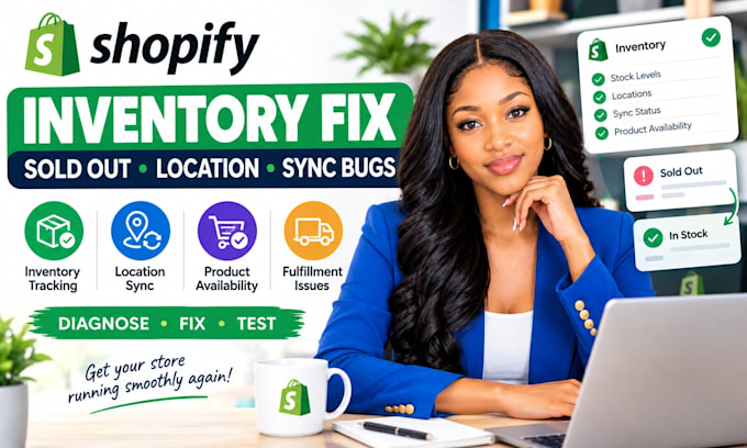 fix shopify sold out error, businesses inventory tracking and location sync bugs