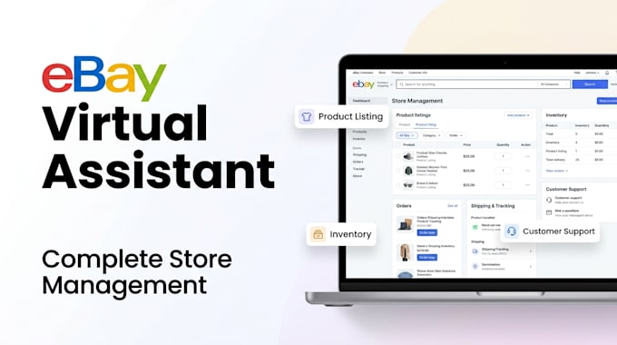 be your ebay virtual assistant for complete ebay store management
