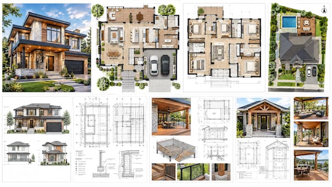 draft architectural floor plan construction permit blueprint patio, porch, deck