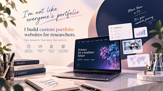 build your custom portfolio website