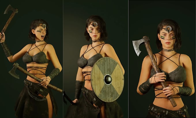 create 3d realistic character modeling 3d character design metahuman character
