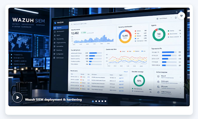 deploy wazuh siem with suricata and elastic security