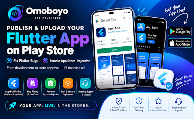 publish upload flutter app on play store fix flutter bugs app store rejection