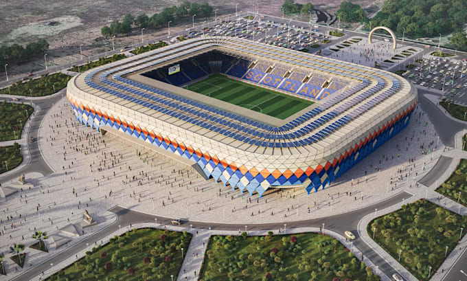 construct3d football stadium,photogrammetry,turf layout,parking lot,pitch render