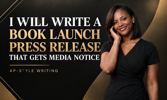 write a professional book launch press release that gets media notice