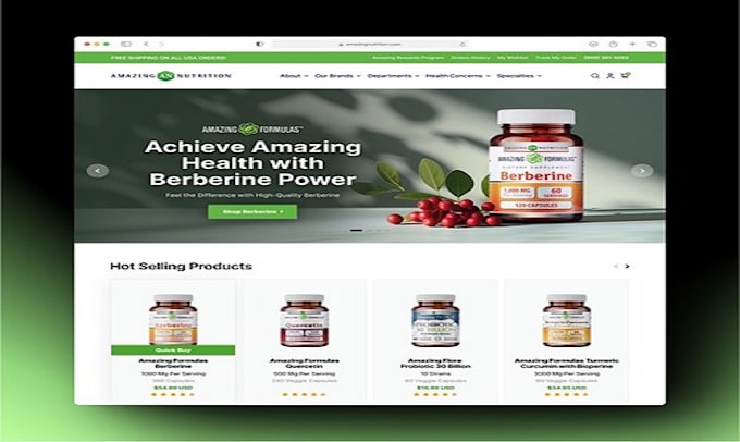 design a professional peptide research website