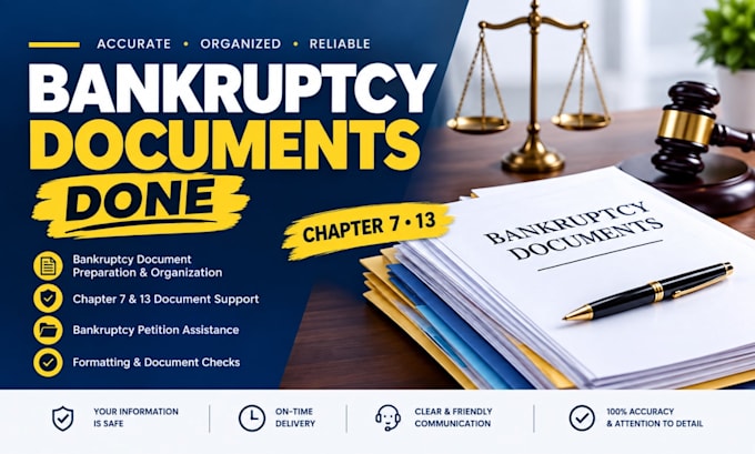 provide professional bankruptcy document preparation