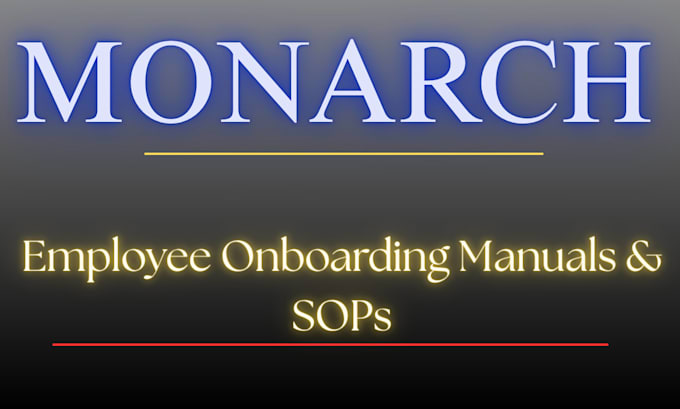 write professional employee onboarding manuals and training sops