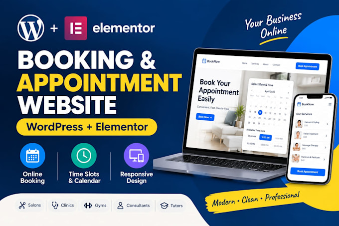 build a modern wordpress booking and appointment website