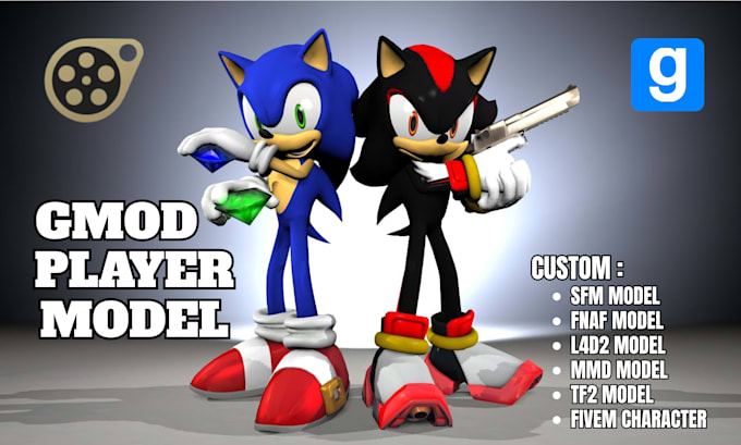 port and create custom sfm models for gmod playermodel l4d2 vrchat tf2 mmd fnaf
