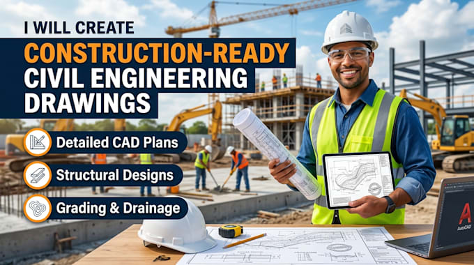 create construction ready civil engineering drawings