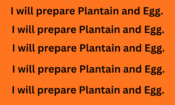prepare plantain and egg