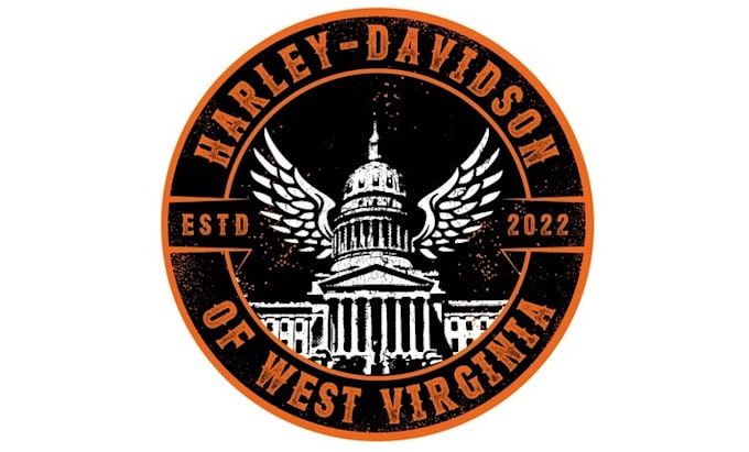 deign super harley davidson dealership logo