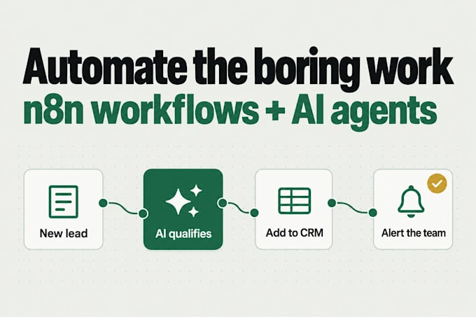 build automation, ai agent workflows and API integrations