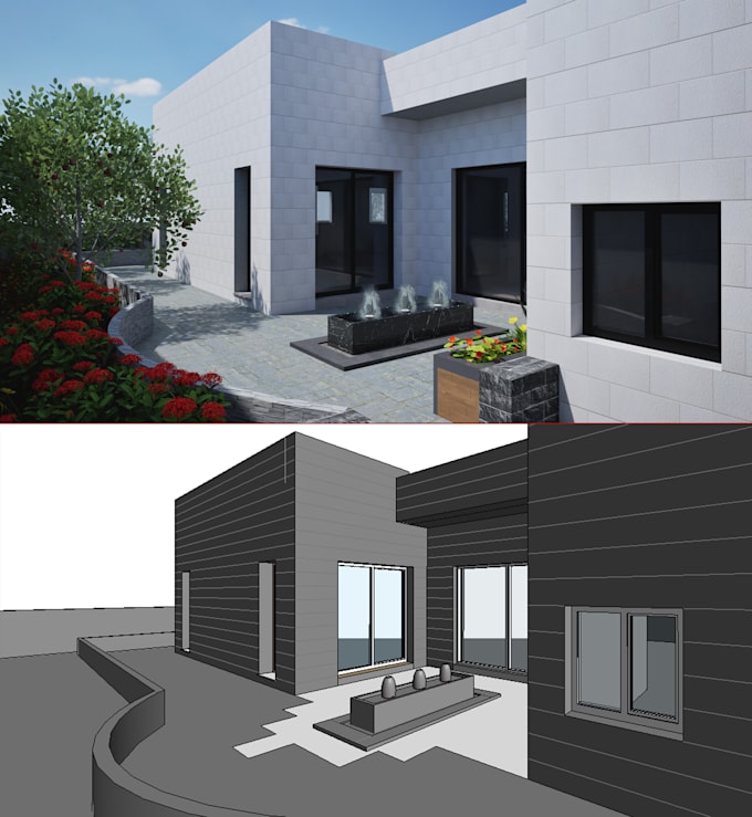 create renders and environment for your 3d revit model