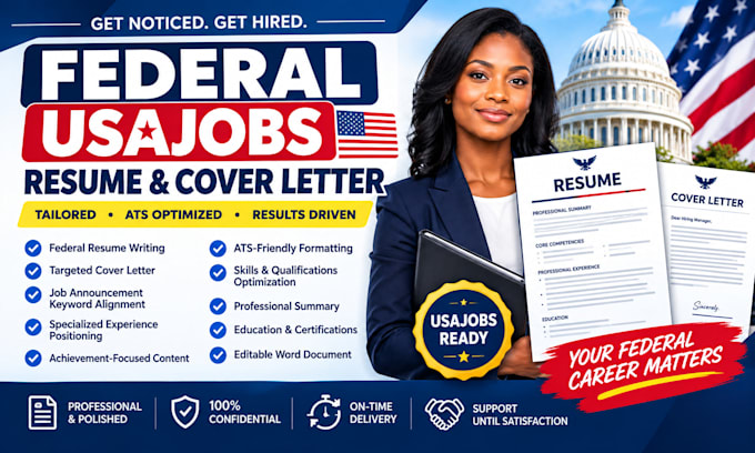 write a federal usajobs resume and cover letter