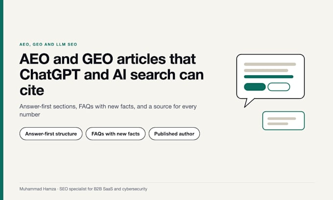 write aeo GEO and llm SEO articles that get cited by chatgpt and ai search