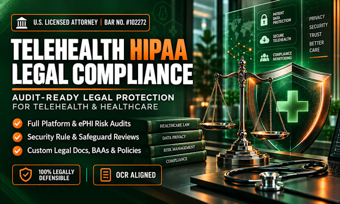 draft telehealth hipaa compliance documentation and agreements