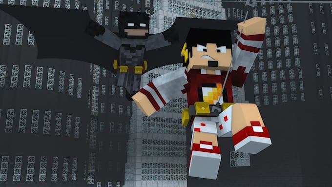 make custom minecraft 3d model skin in blockbench with animation, addon plugin