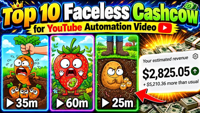edit youtube automation faceless channel and documentary