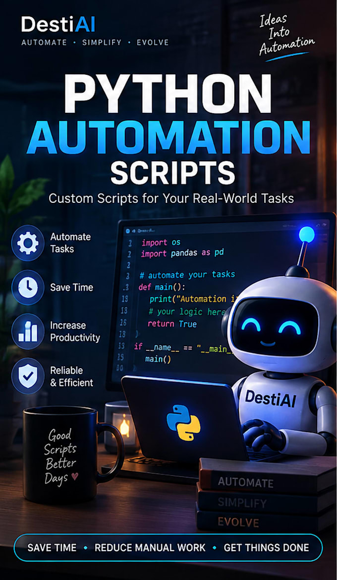 create python scripts to automate repetitive tasks